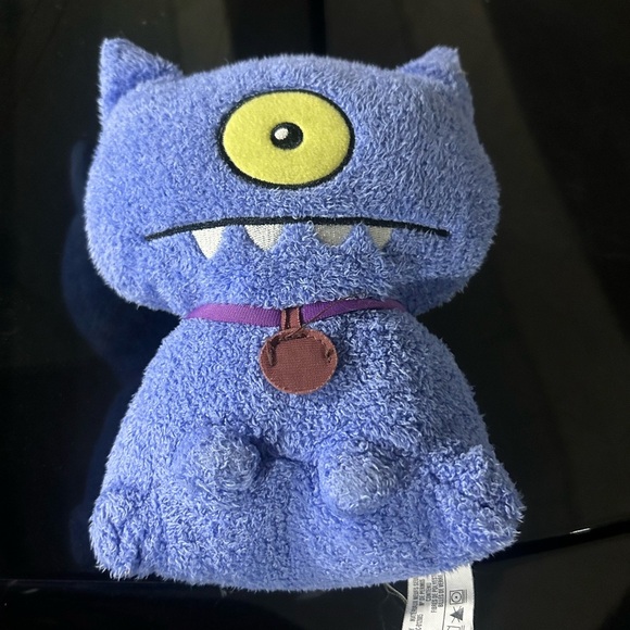 Two Ugly Doll- Moxie -blue and pink 9 Inch Plush- YoursTruly Weighted Beanbottom - Picture 5 of 6